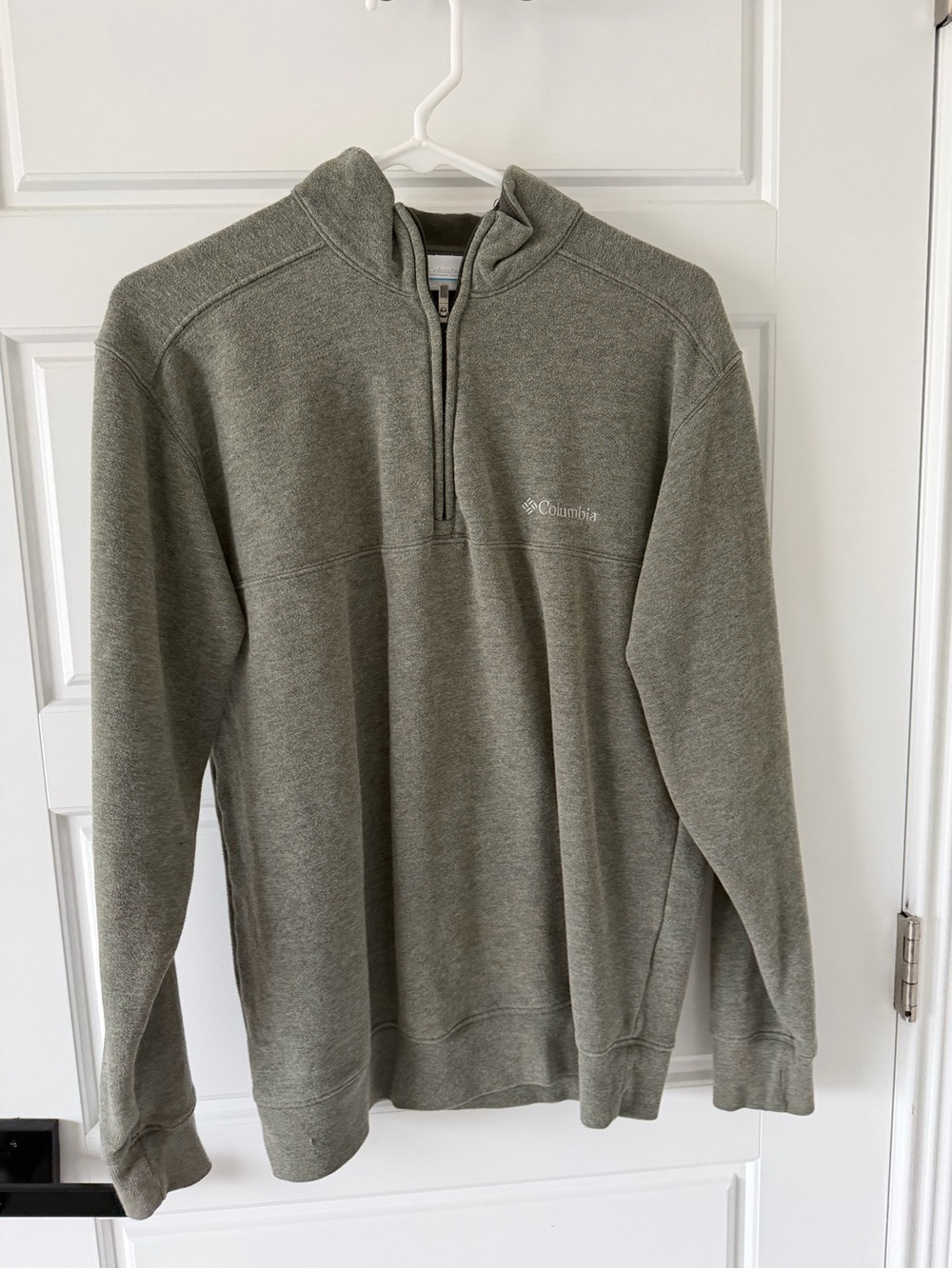 Columbia Men’s Olive Zip-Up Pullover